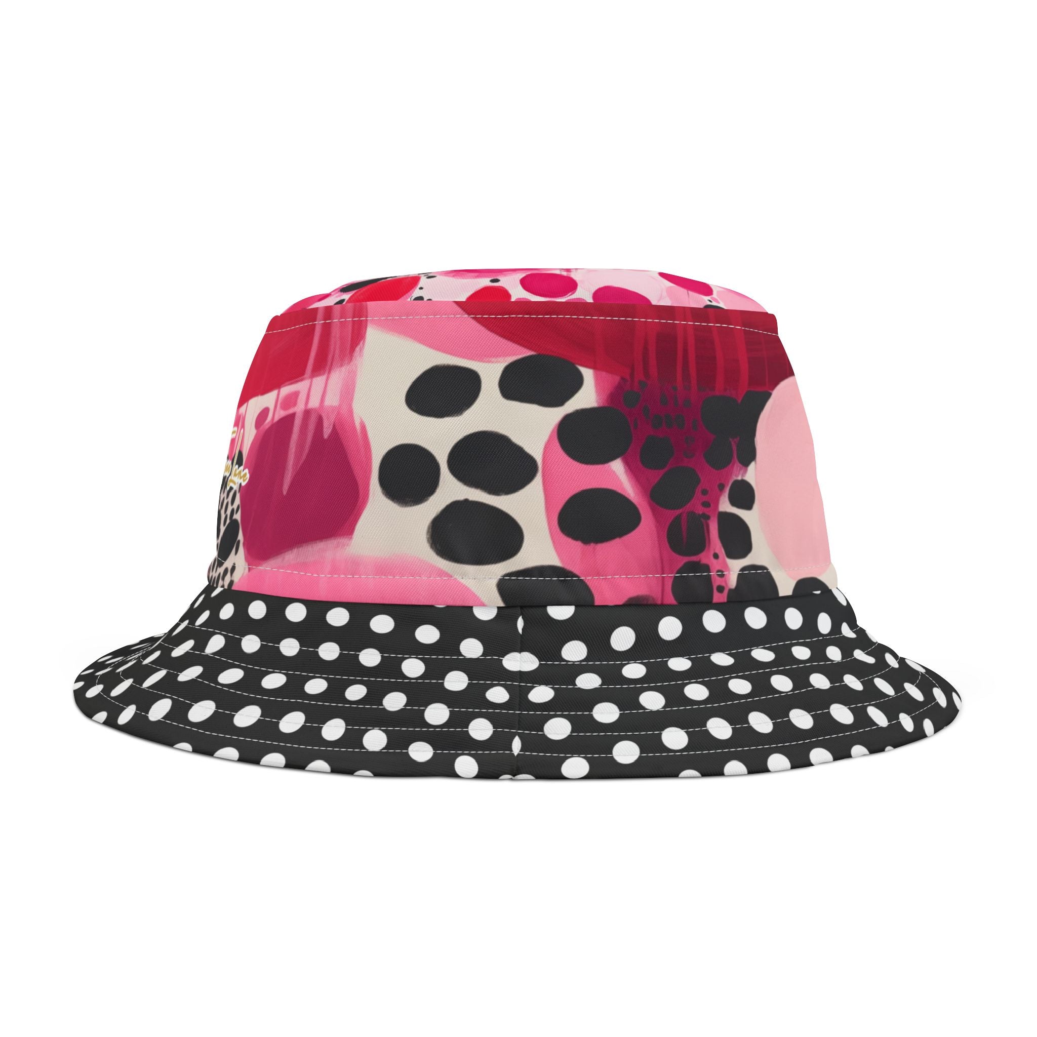 My Surprise in Abstract Polka Dot Vibrant Bucket Hat