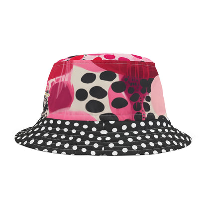 My Surprise in Abstract Polka Dot Vibrant Bucket Hat