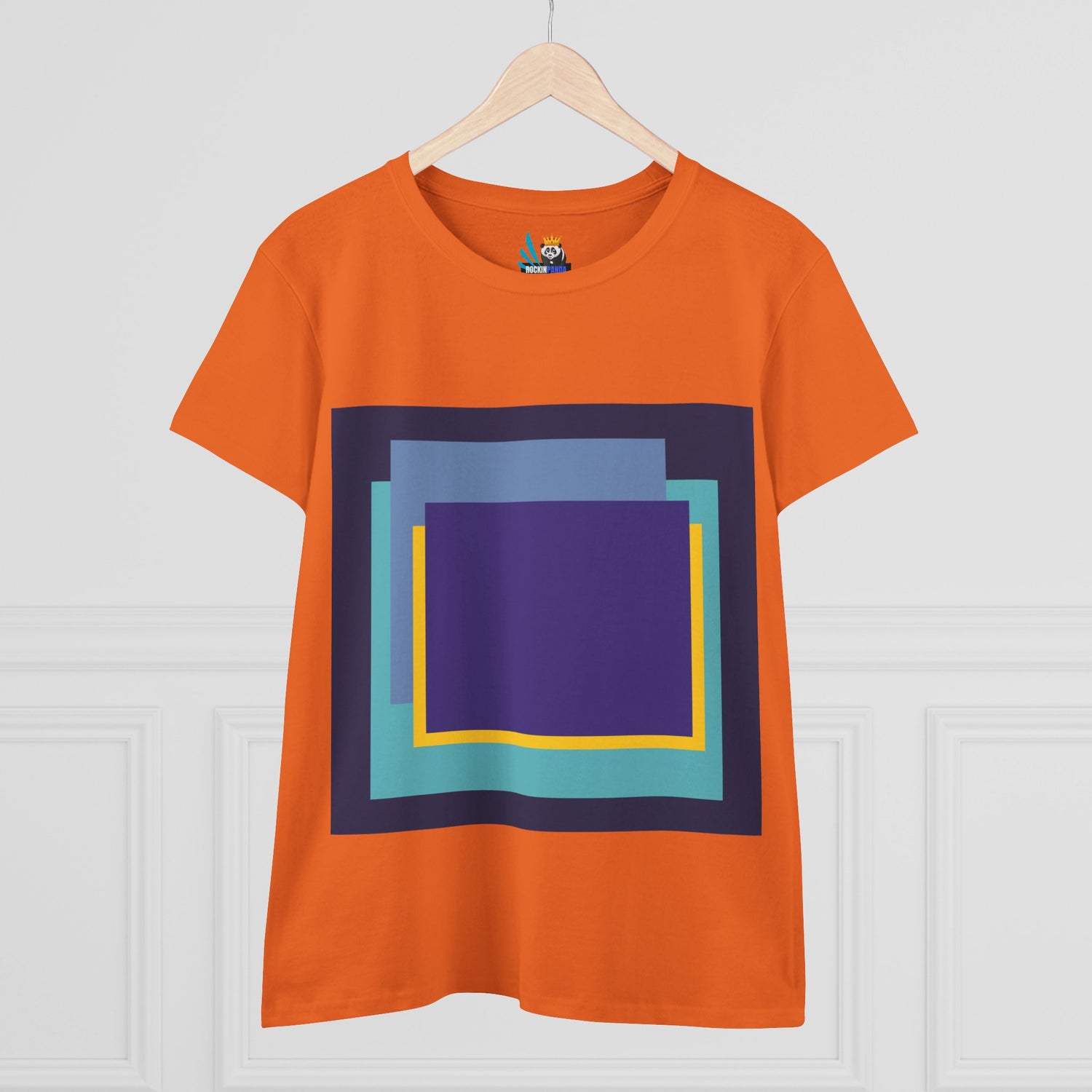 My Life in Purple Squares Cubed Contemporary Art Design Women&