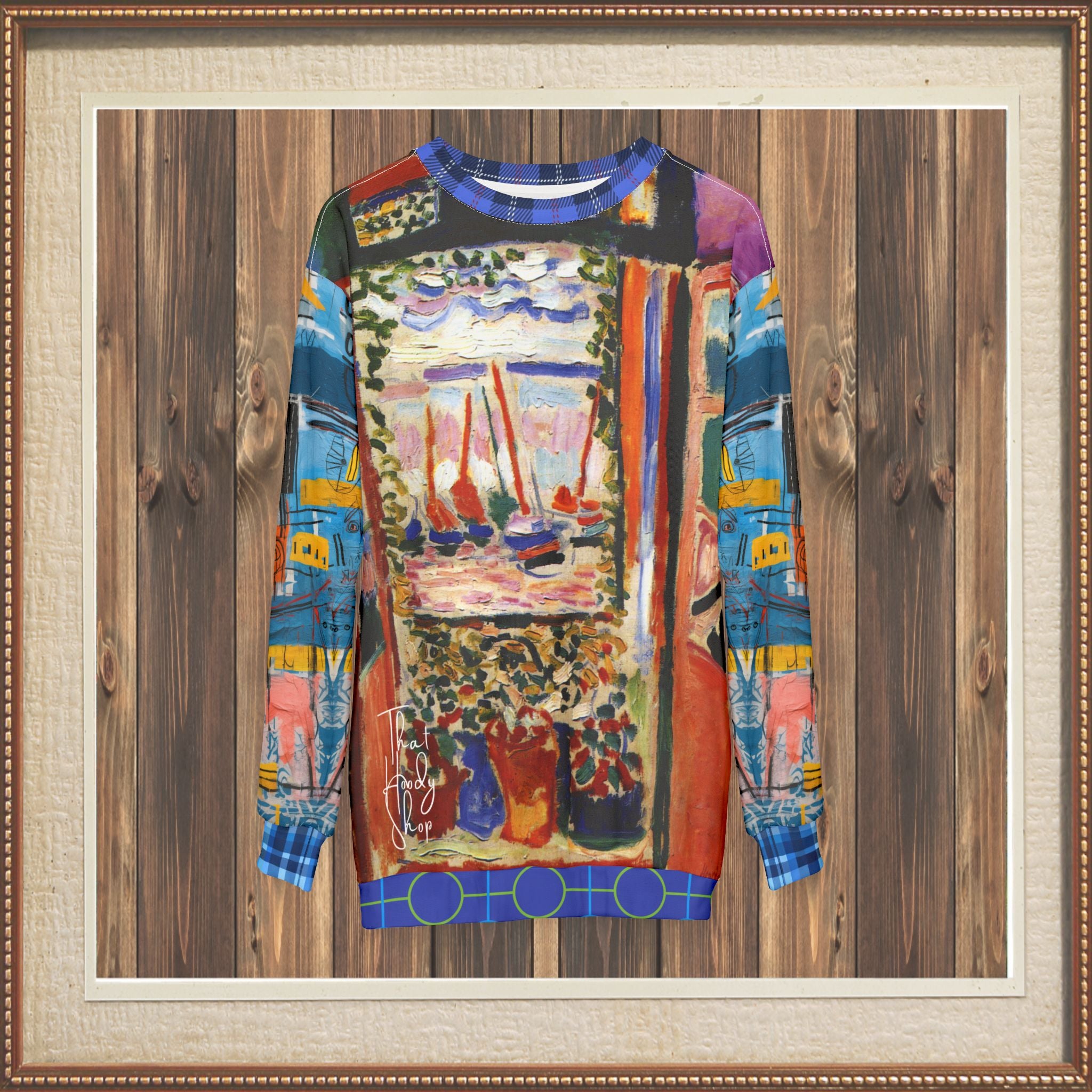 Open Window in Provence Unisex Sweatshirt (Gold Label)