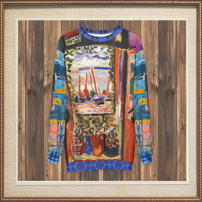 Open Window in Provence Unisex Sweatshirt (Gold Label)