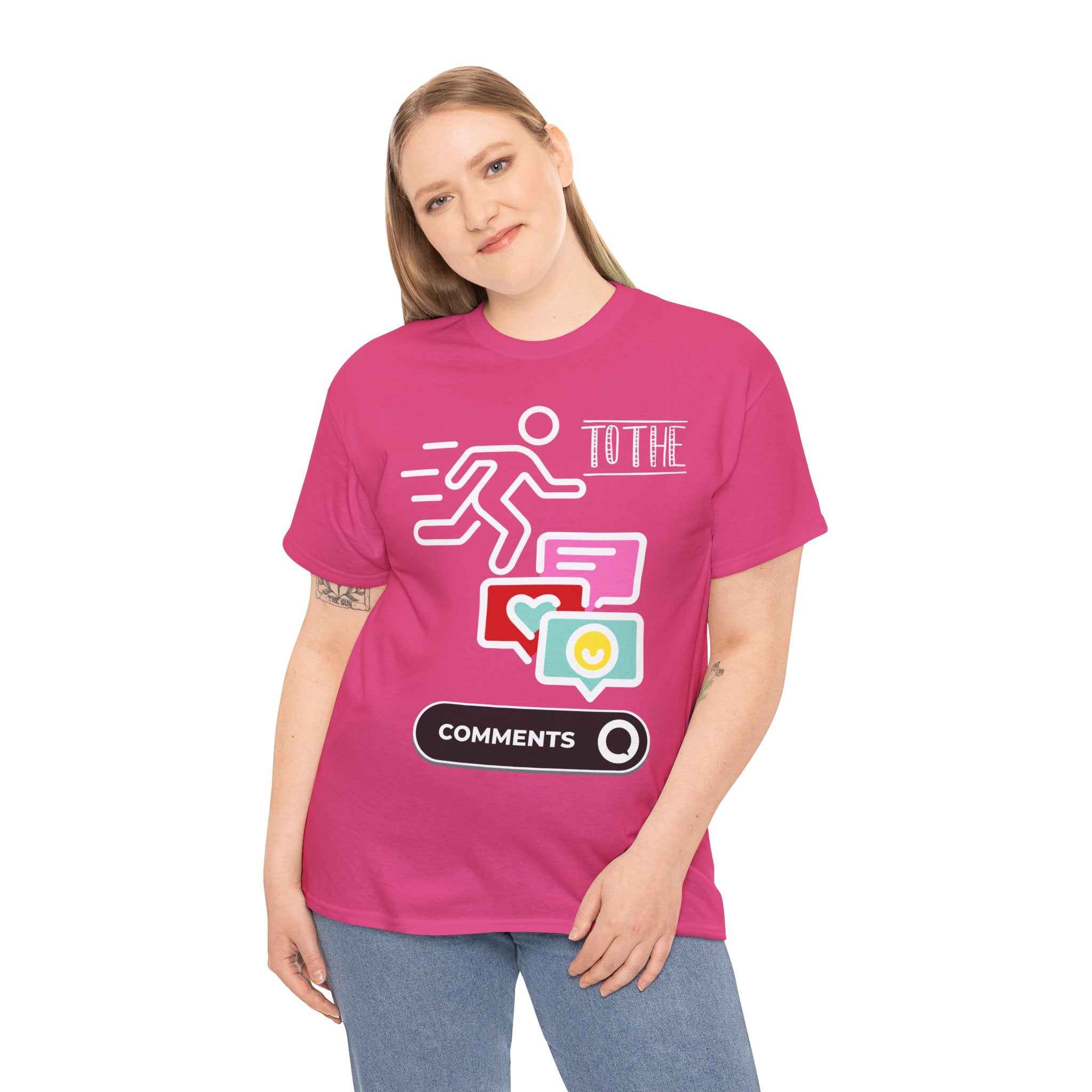 Straight to the Comments Heavyweight Unisex Tee