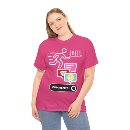 Straight to the Comments Heavyweight Unisex Tee