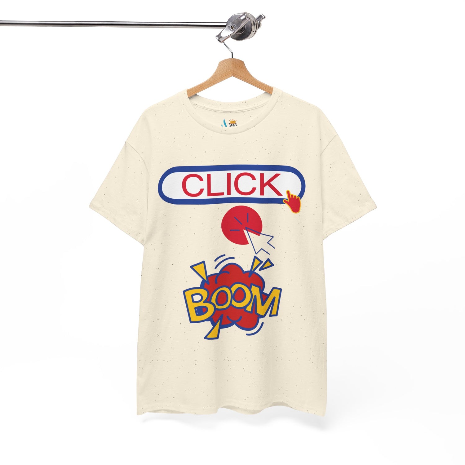 Click Click Boom Heavyweight Unisex Tee