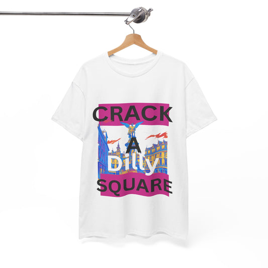 Crack-a-Dilly Square London United Kingdom Funny Heavyweight Tee