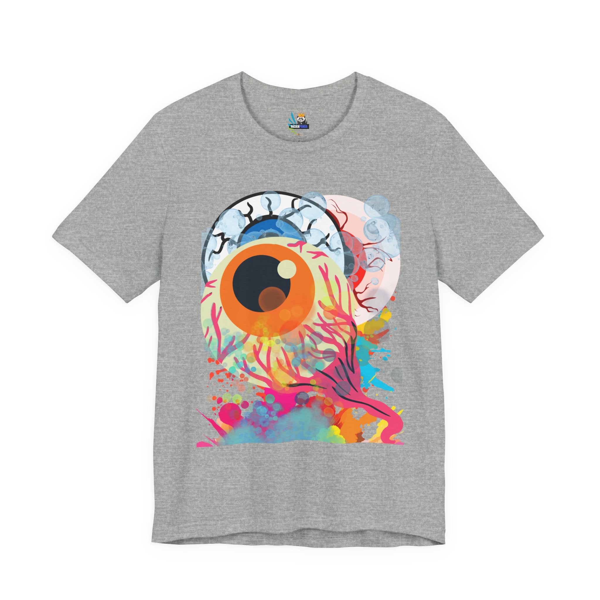 Eyes in Abstract Short Sleeve Unisex Tee