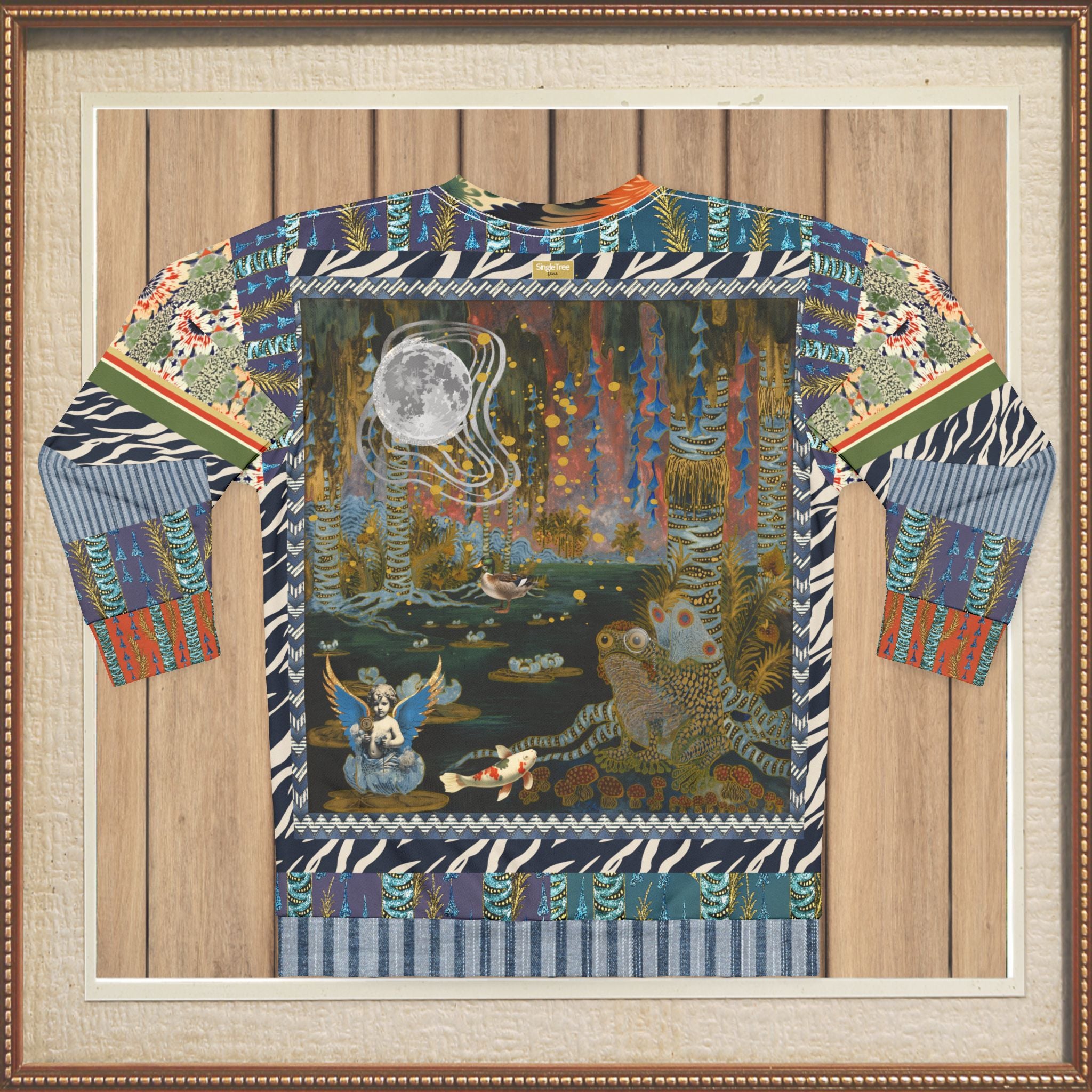 Wiosna Waterway in Deco Fantasy Unisex Sweatshirt (Gold Label)