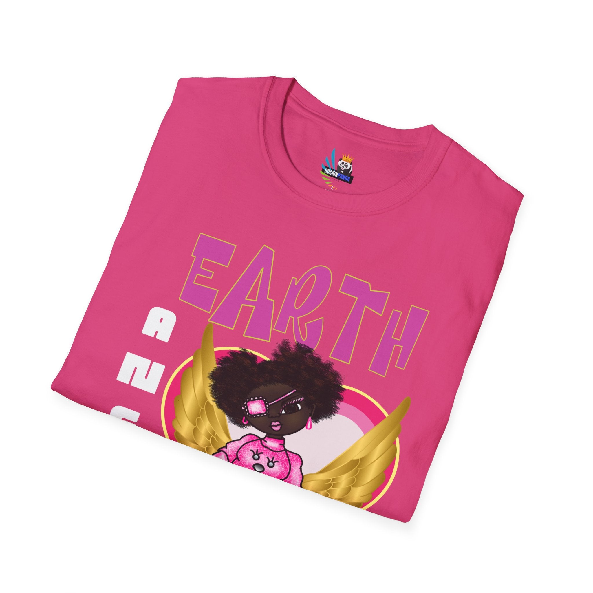Earth Angel Natural Hair Unisex Softstyle T-Shirt