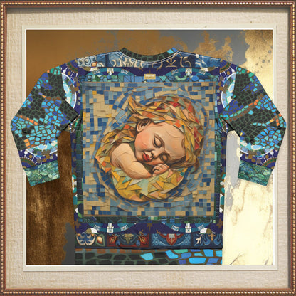 Babe in Arms Abstract Mosaic Unisex Sweatshirt (Gold Label)