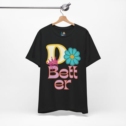 Do Better Hippie Vibe Floral Short Sleeve Tee