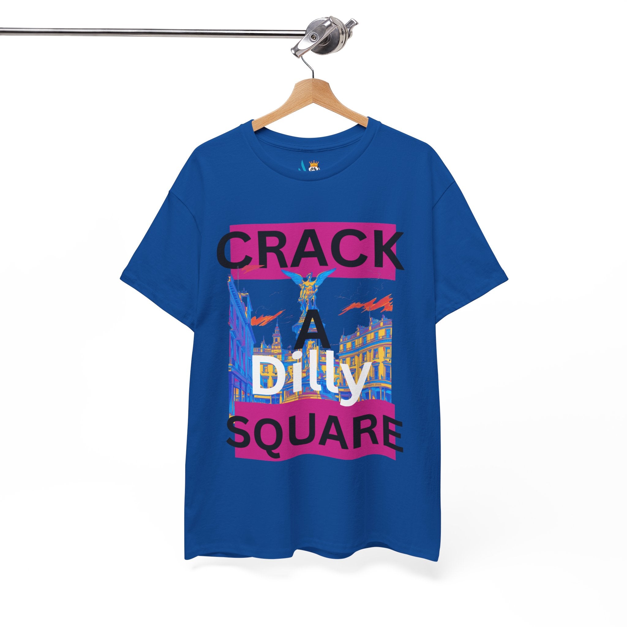 Crack-a-Dilly Square London United Kingdom Funny Heavyweight Tee