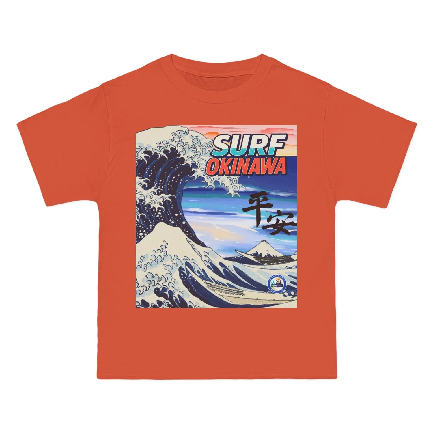 Surf Okinawa in Peace &amp; Tranquility Heavyweight Tee
