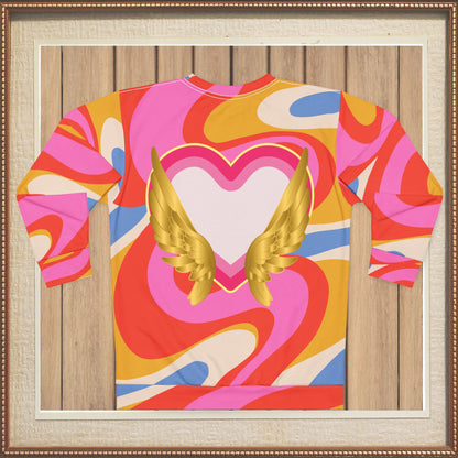 Tears of an Angel in Vibrant Technicolor Unisex Sweatshirt (Gold Label)