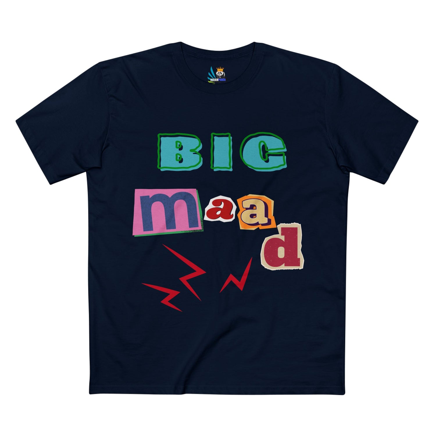 Big Maad Adult Staple Tee - Fun Graphic T-Shirt for Casual Wear