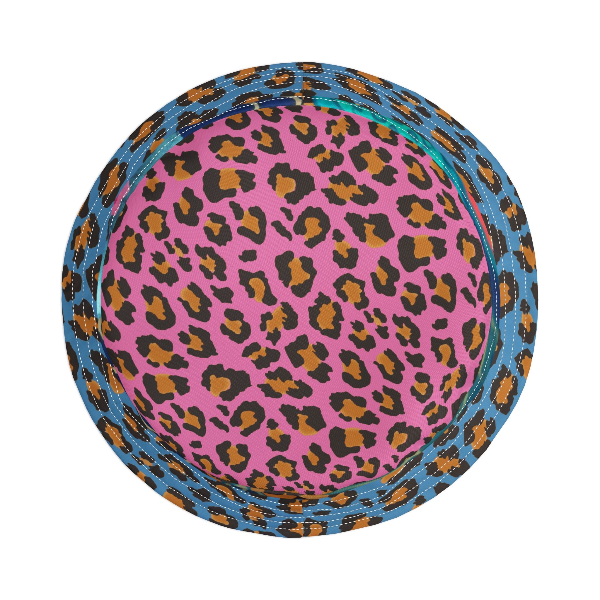 Wild Bloom Leopard Luxe Vibrant Bucket Hat