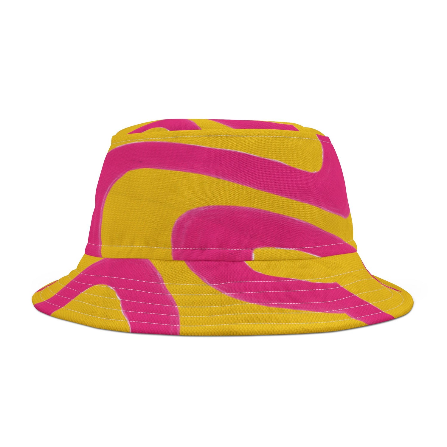 The Squiggly Wiggly Tie-Dye Vibrant Bucket Hat