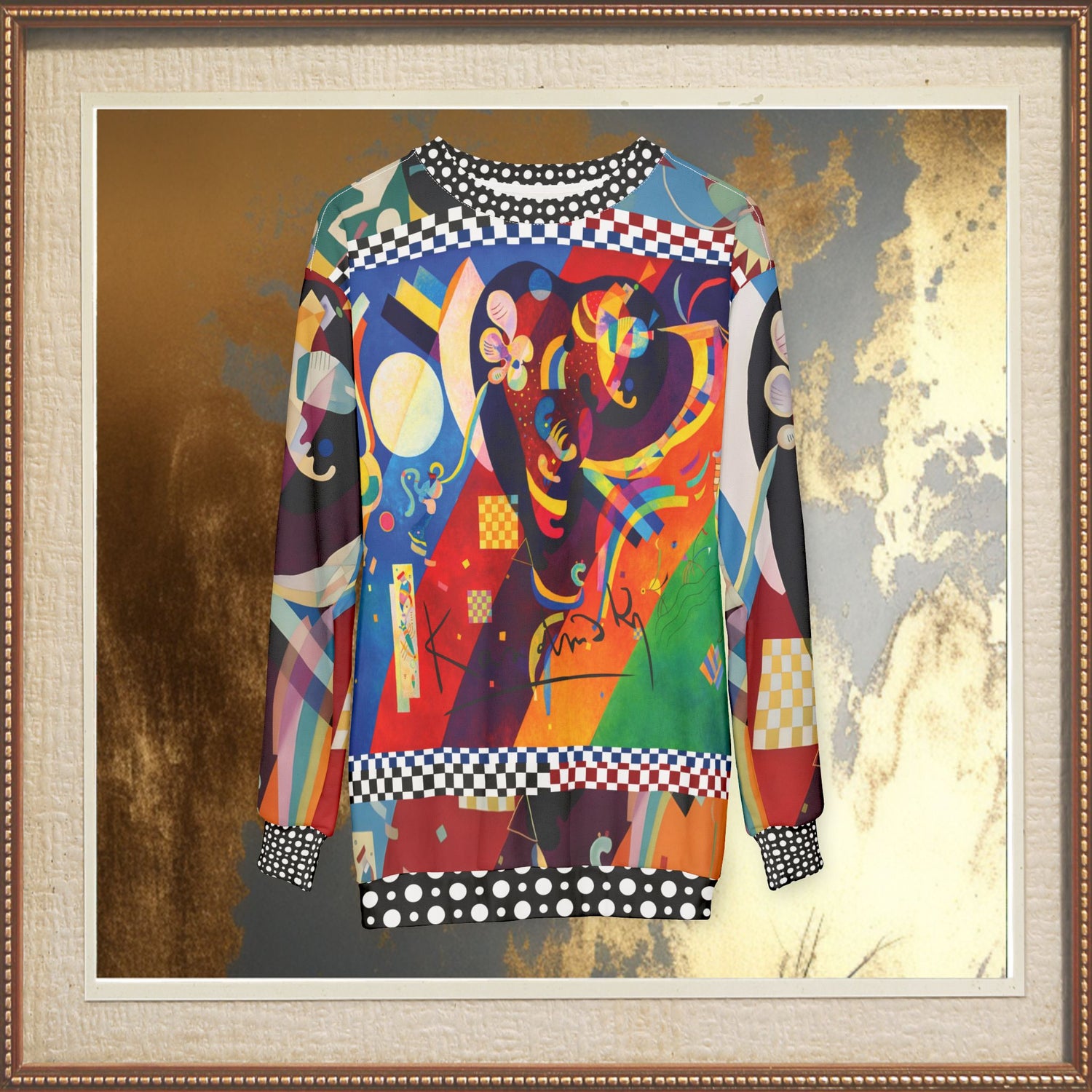Composition in Nines - Kandinsky Unisex Sweatshirt (Gold Label)