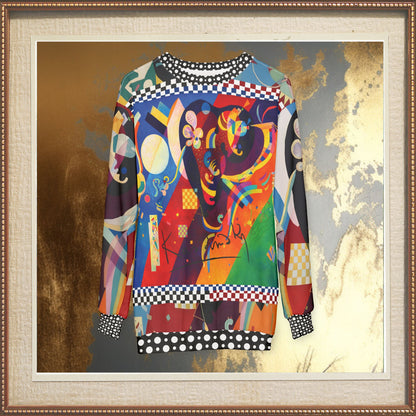 Composition in Nines - Kandinsky Unisex Sweatshirt (Gold Label)