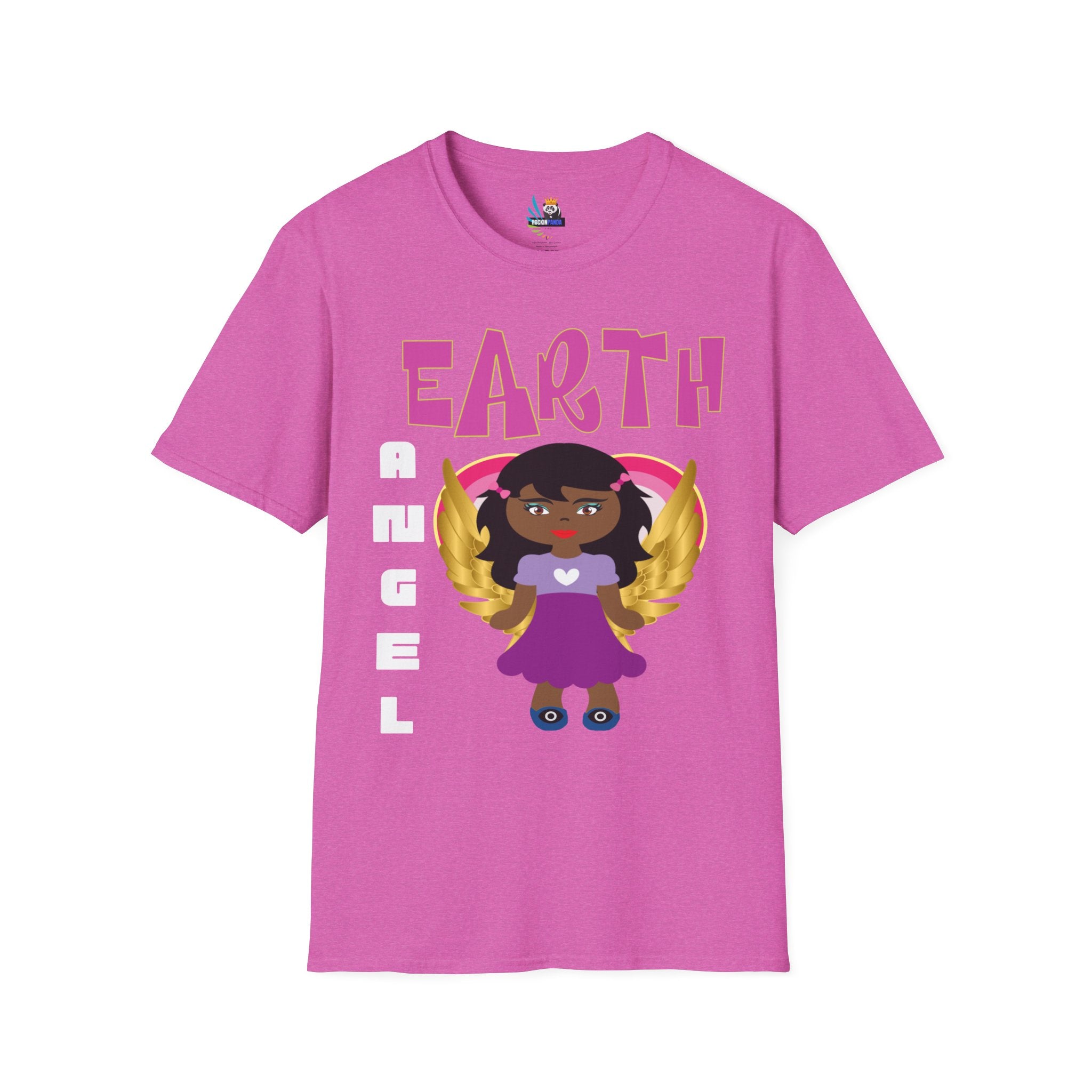 Earth Angel Black Girl Magic Unisex Softstyle T-Shirt