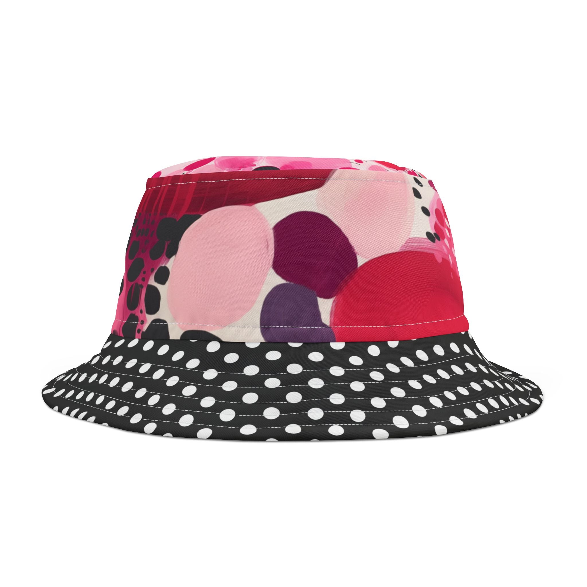 My Surprise in Abstract Polka Dot Vibrant Bucket Hat