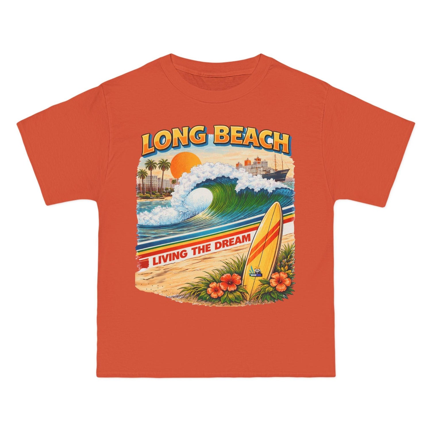 Long Beach Living the Dream - Vintage Edition - Heavyweight Tee