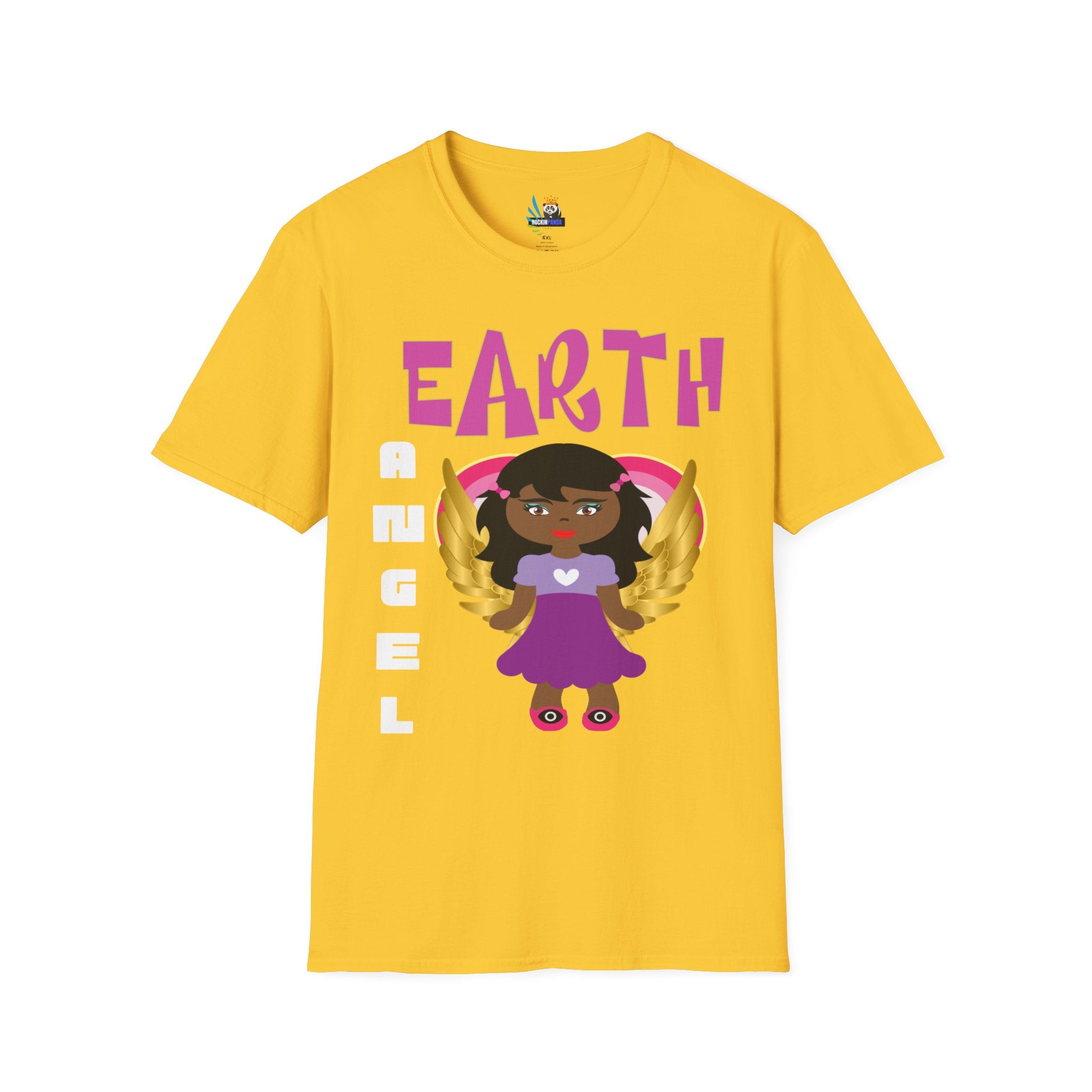 Earth Angel Black Girl Magic Unisex Softstyle T-Shirt