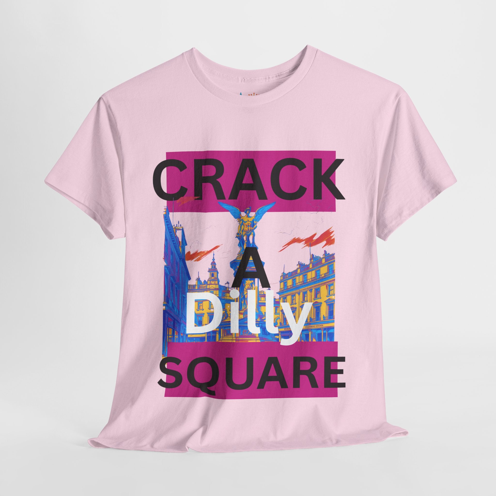 Crack-a-Dilly Square London United Kingdom Funny Heavyweight Tee