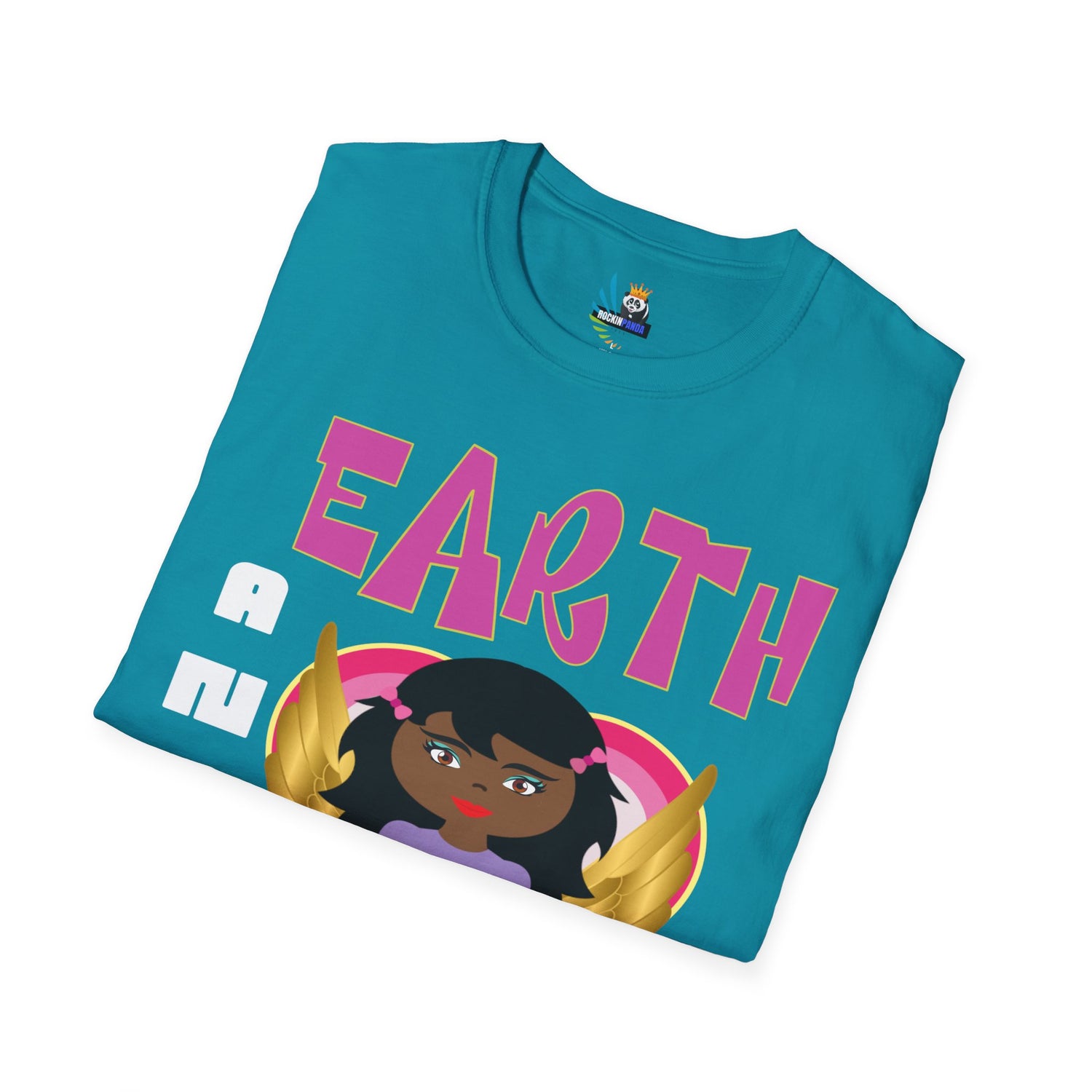Earth Angel Black Girl Magic Unisex Softstyle T-Shirt
