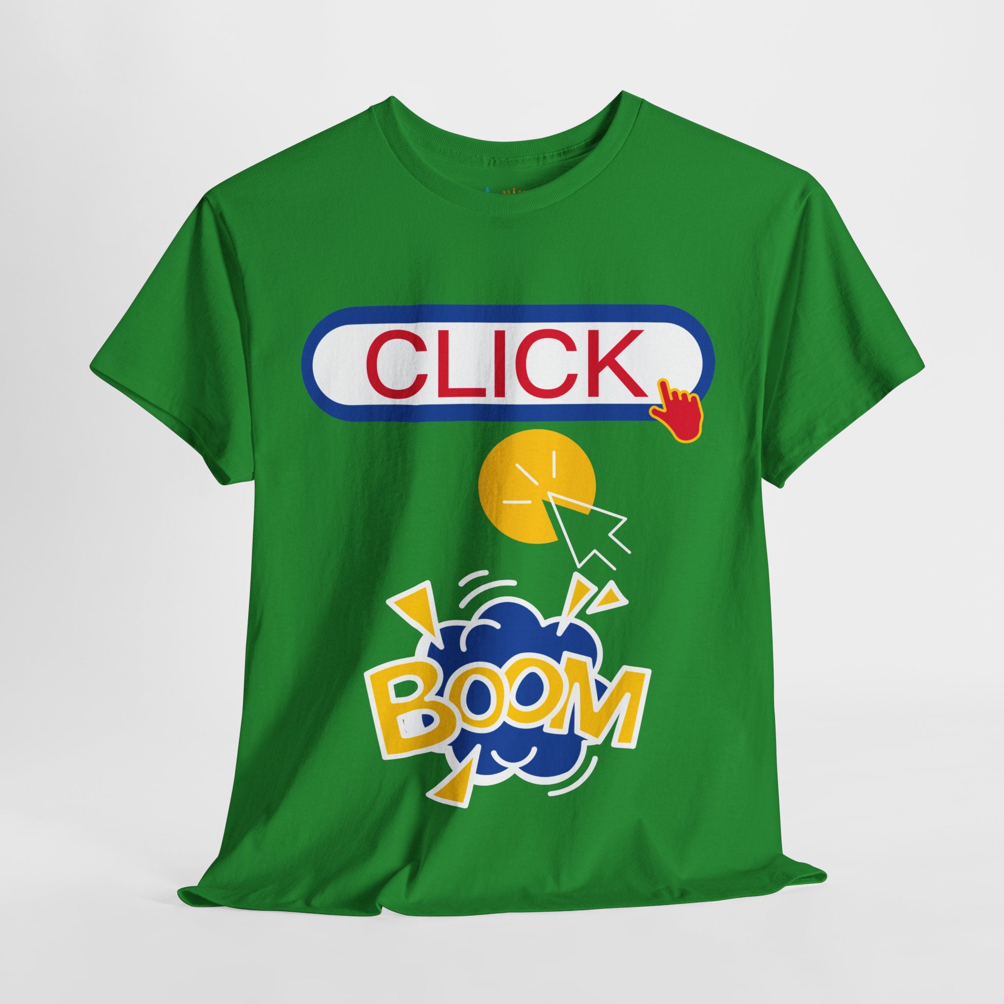 Click Click Boom Heavyweight Unisex Tee