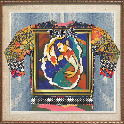 One Koi Two Koi - Best of Luck Picture Art Unisex Sweatshirt (Gold Label)