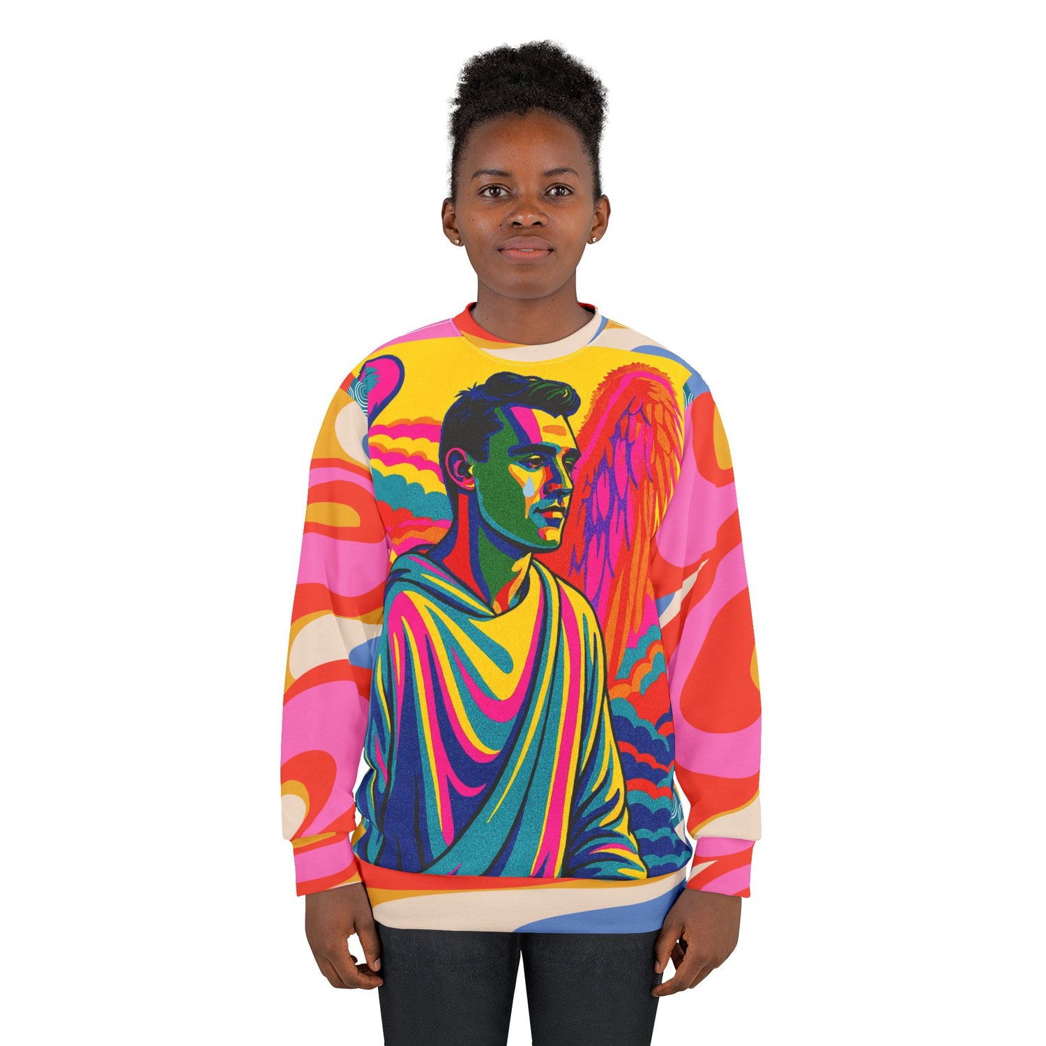 Tears of an Angel in Vibrant Technicolor Unisex Sweatshirt (Gold Label)