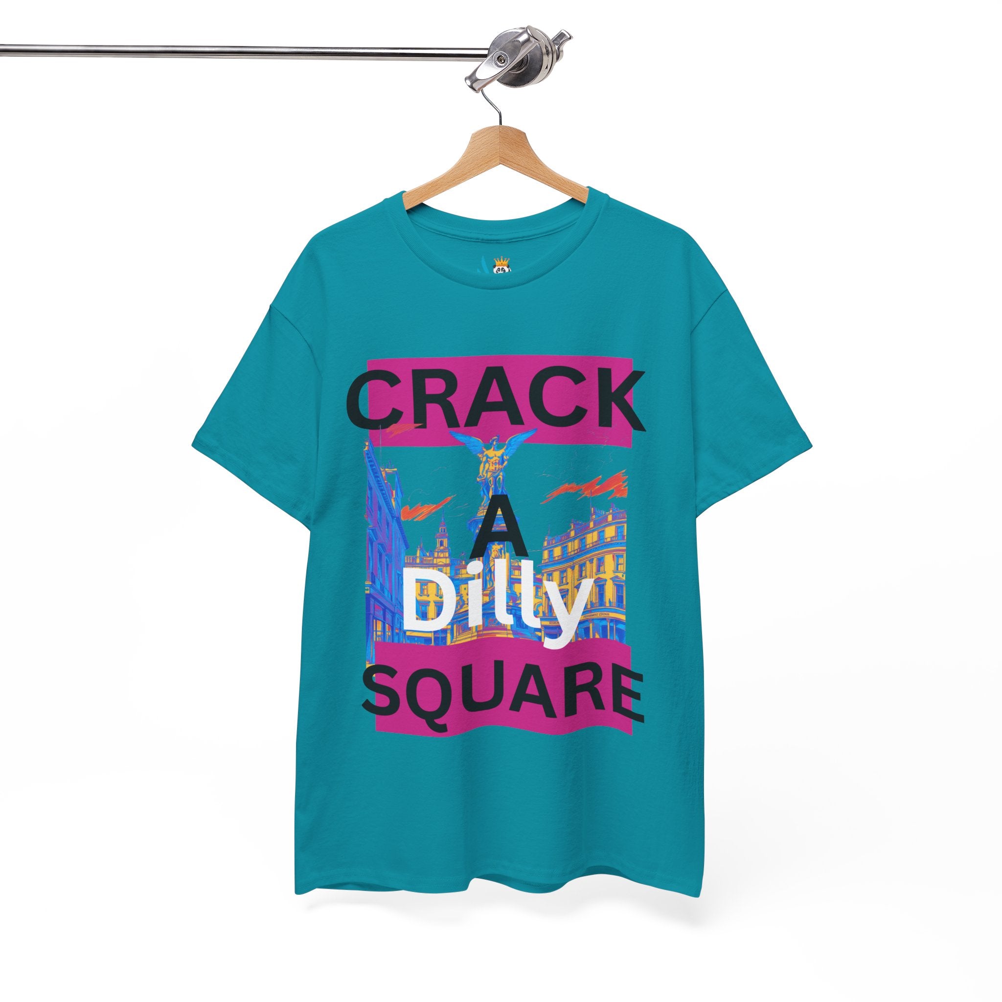 Crack-a-Dilly Square London United Kingdom Funny Heavyweight Tee