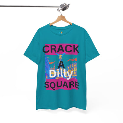Crack-a-Dilly Square London United Kingdom Funny Heavyweight Tee