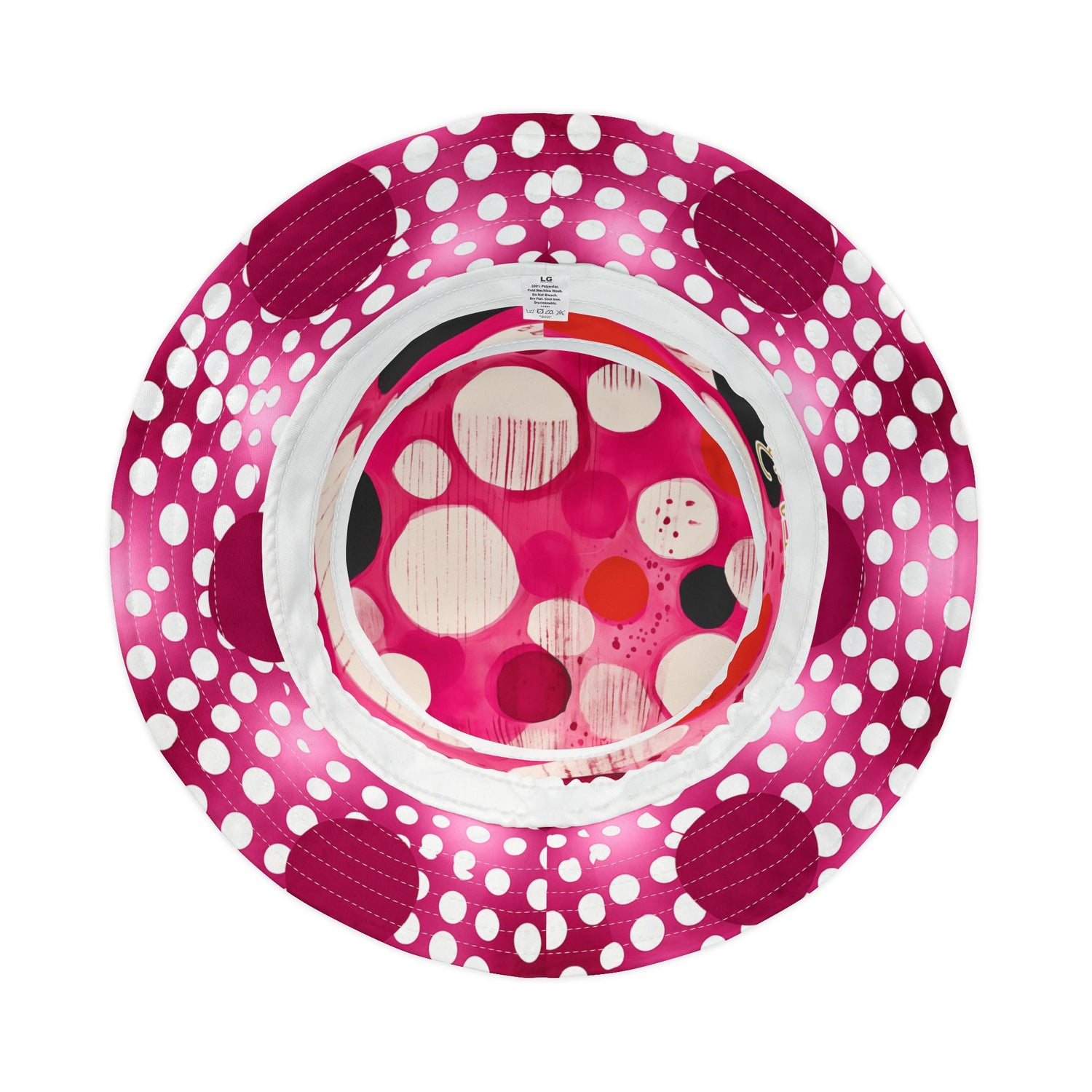 Give Me Strength in Abstract Polka Dot Vibrant Bucket Hat