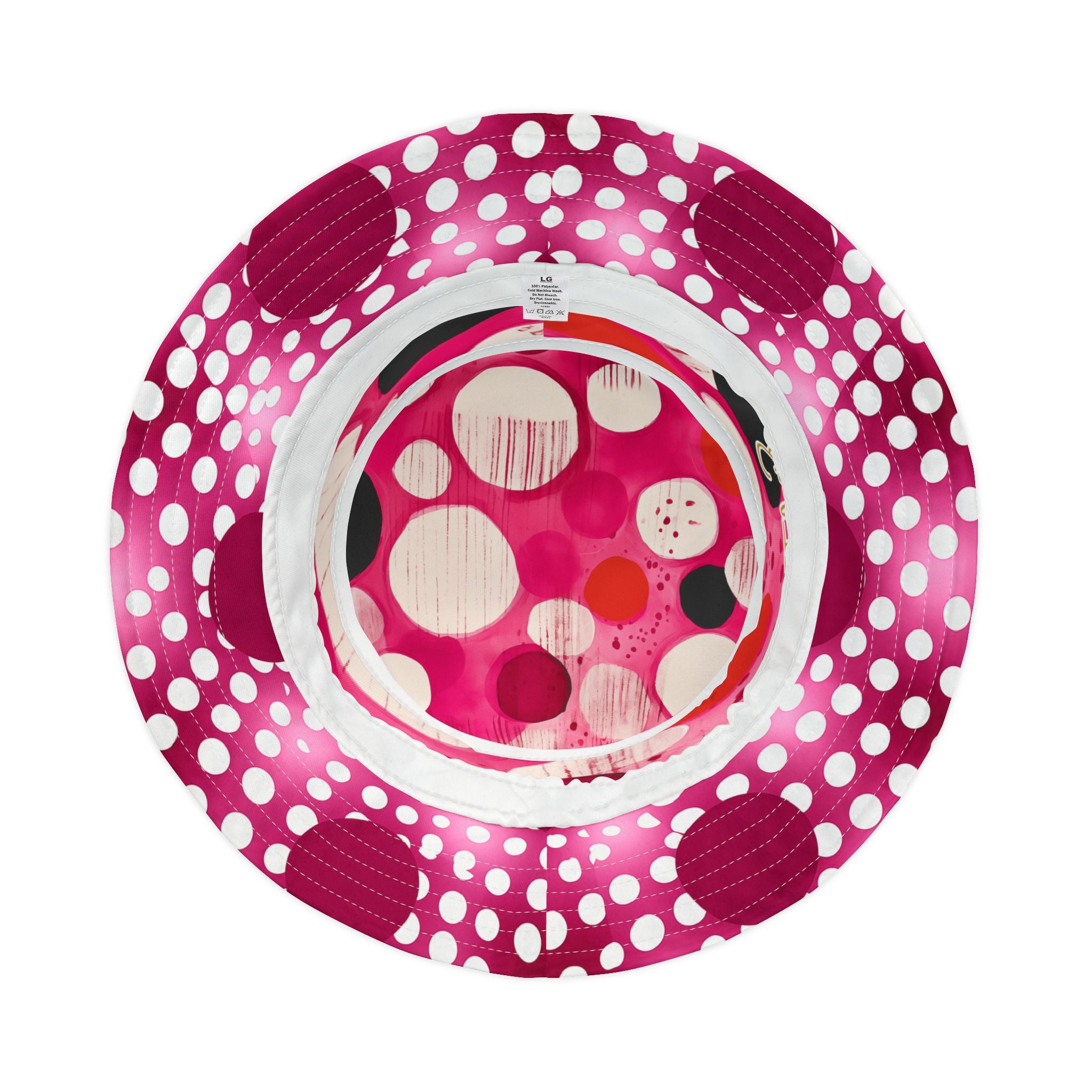 Give Me Strength in Abstract Polka Dot Vibrant Bucket Hat