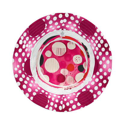 Give Me Strength in Abstract Polka Dot Vibrant Bucket Hat