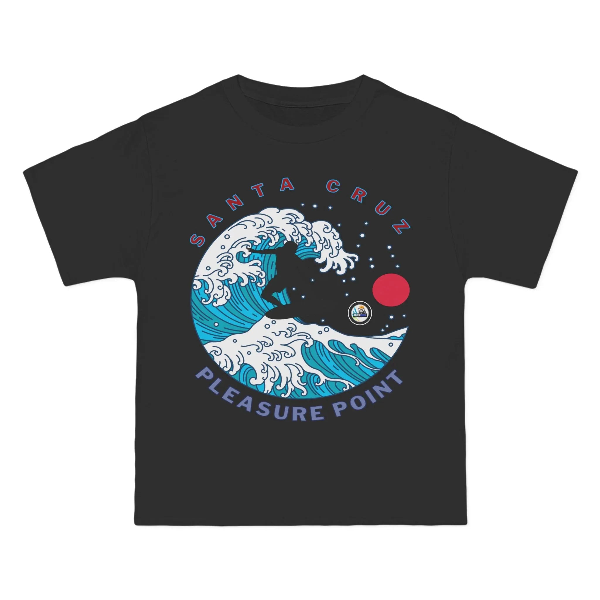Surf Pleasure Point Santa Cruz Big Waves Heavyweight Tee