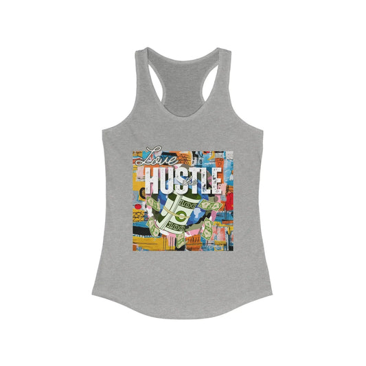 Love the Hustle Racerback Tank Top – Women's Motivational Fitness Apparel