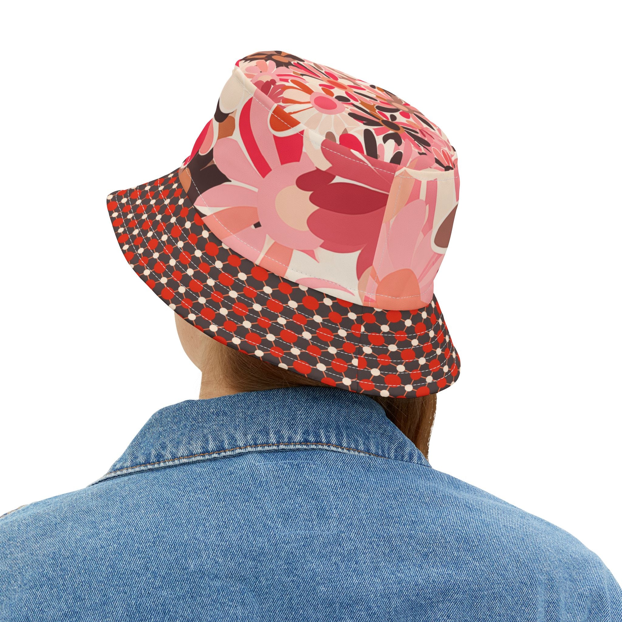 Sorbet &amp; Spice Flower Power Vibrant Bucket Hat