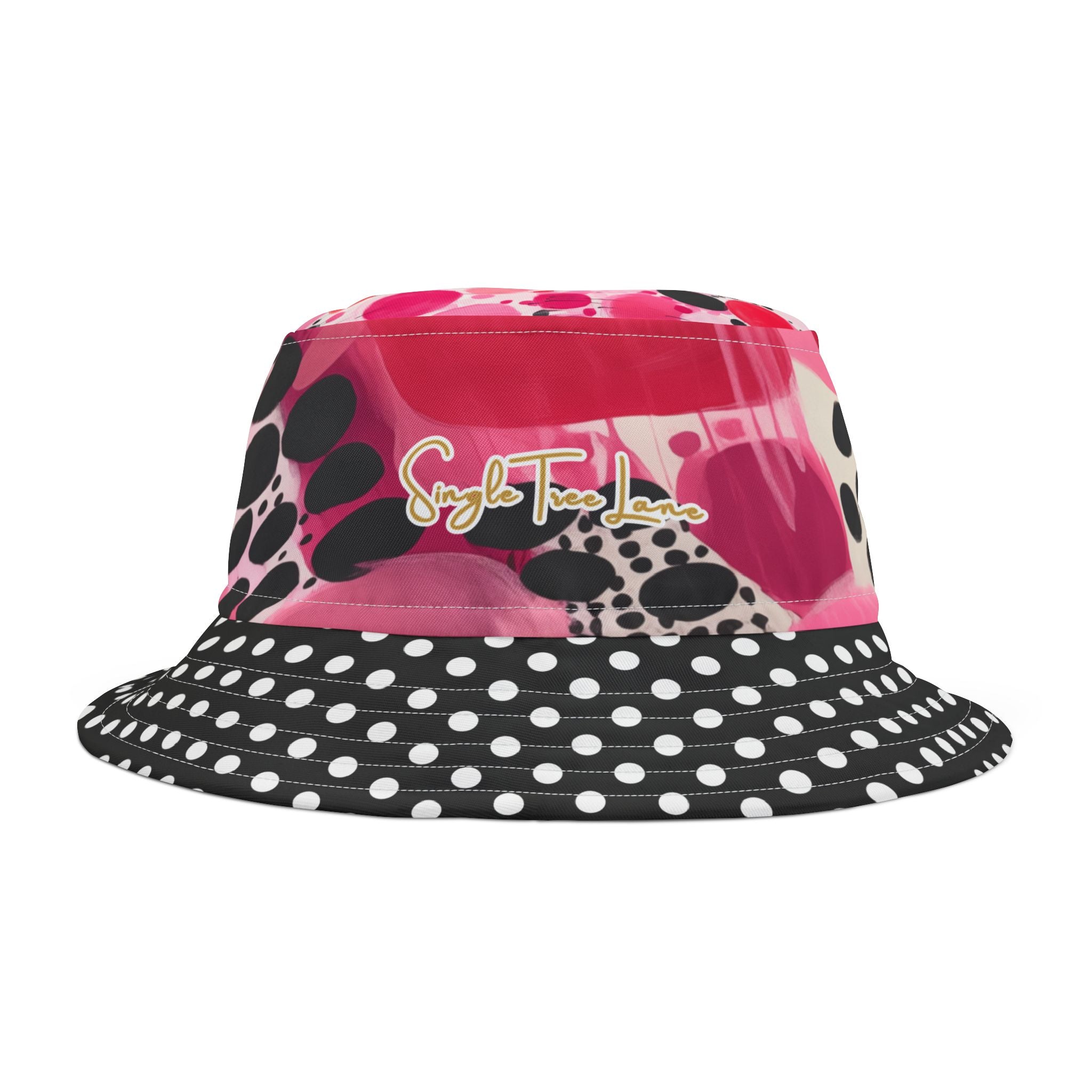 My Surprise in Abstract Polka Dot Vibrant Bucket Hat