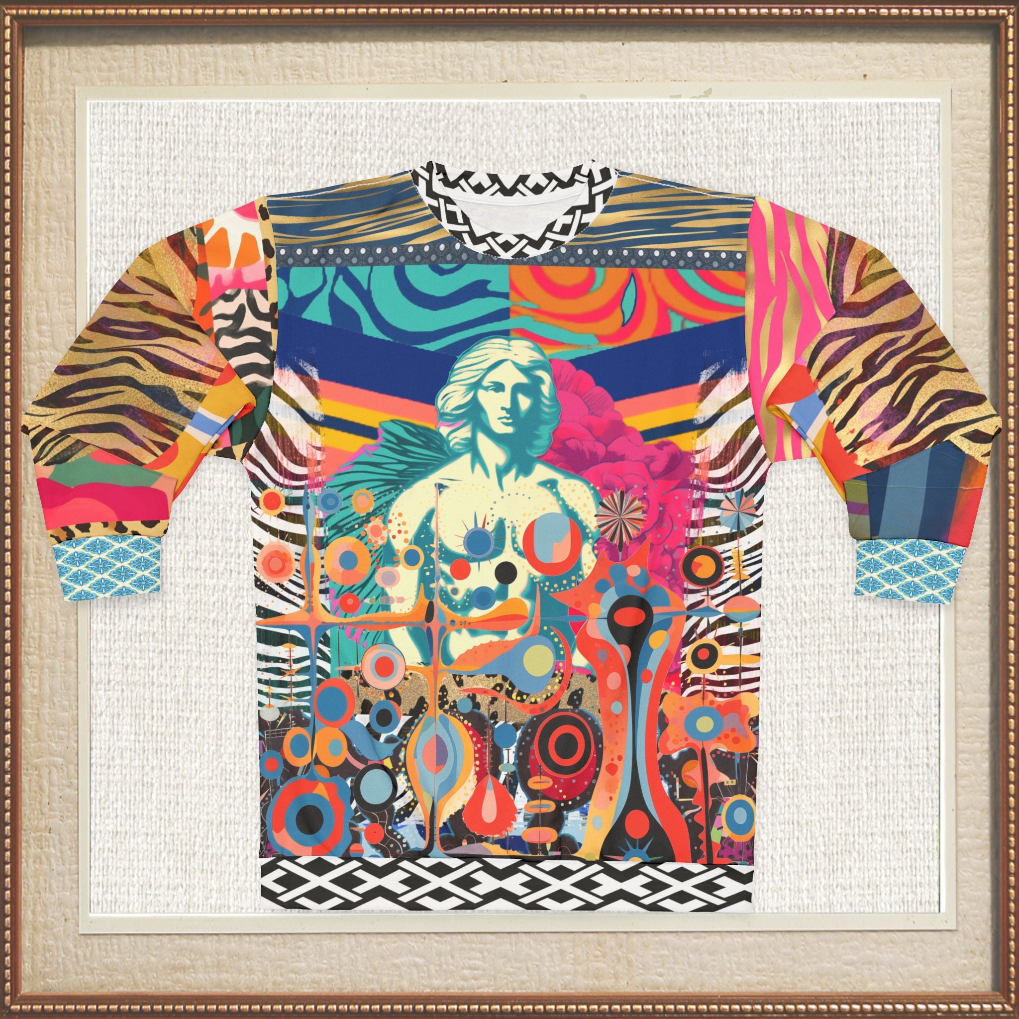 Angel on a Rampage Pop Art Unisex Sweatshirt (Gold Label)