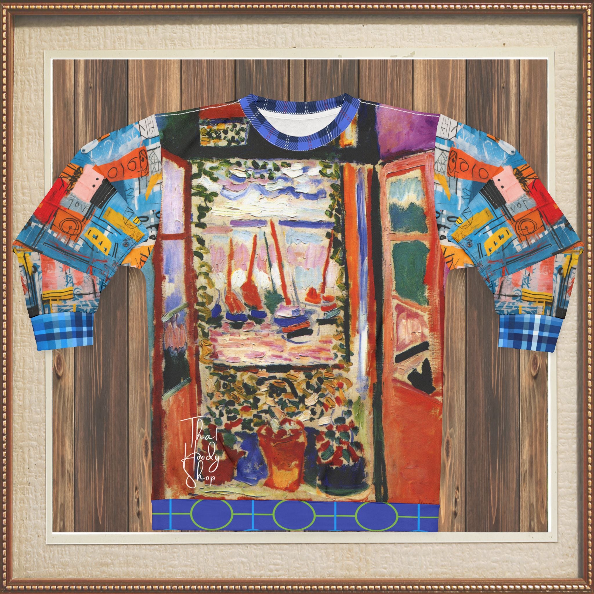 Open Window in Provence Unisex Sweatshirt (Gold Label)