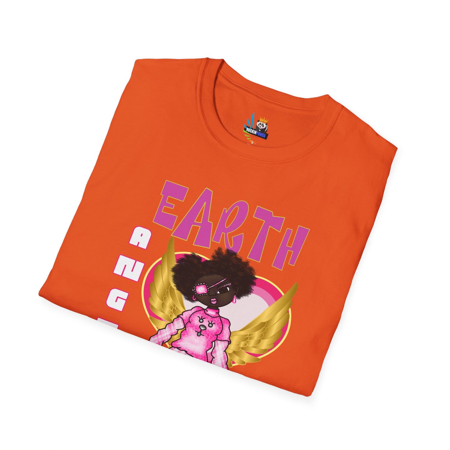 Earth Angel Natural Hair Unisex Softstyle T-Shirt