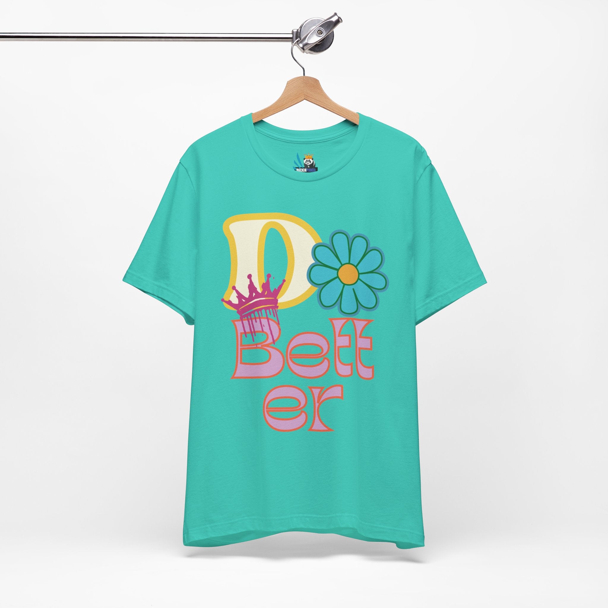 Do Better Hippie Vibe Floral Short Sleeve Tee