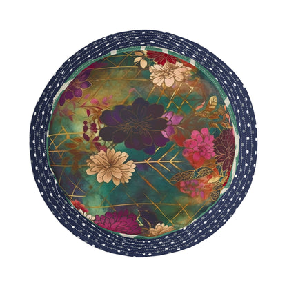 Chained and Confused Green Asian Floral Vibrant Bucket Hat