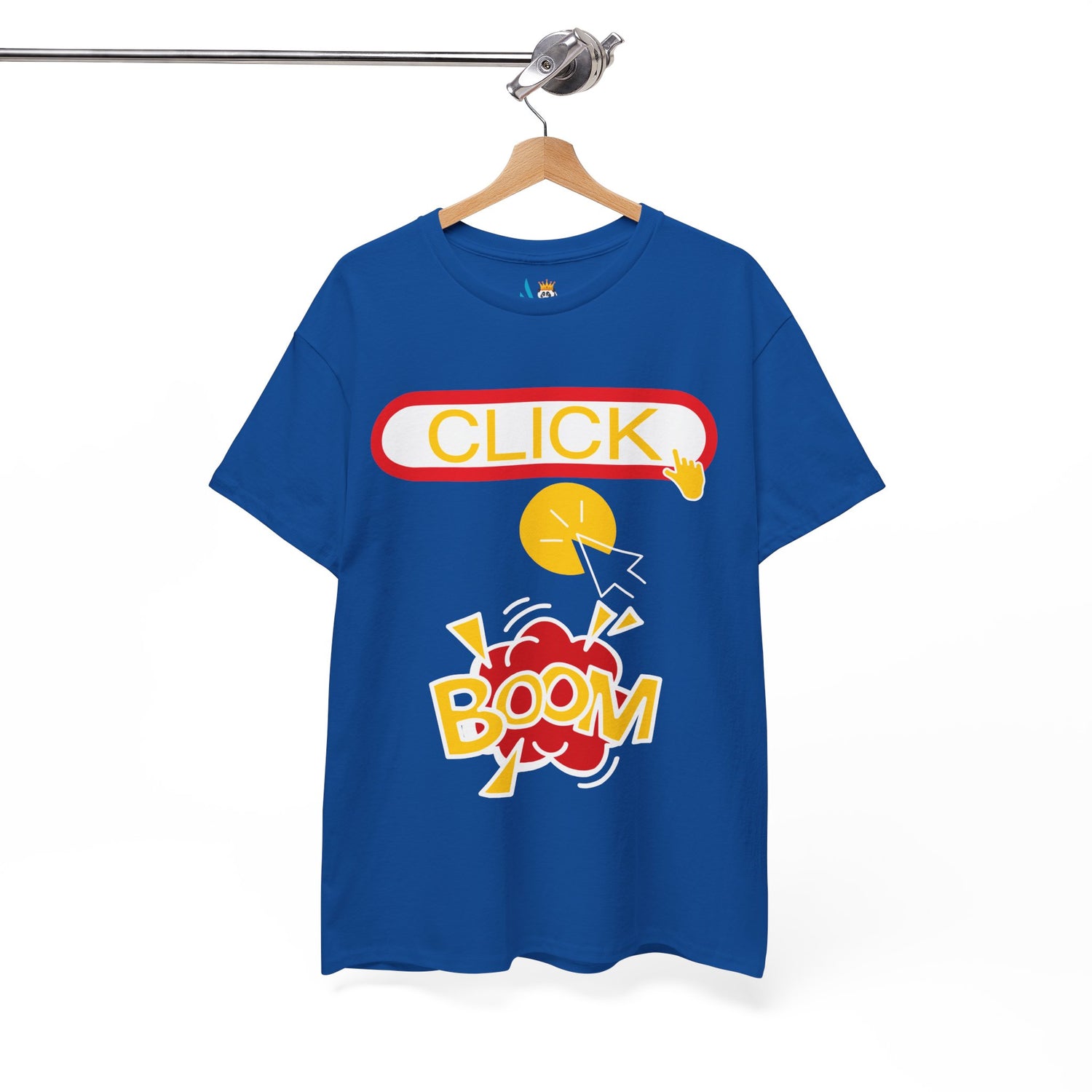 Click Click Boom Heavyweight Unisex Tee