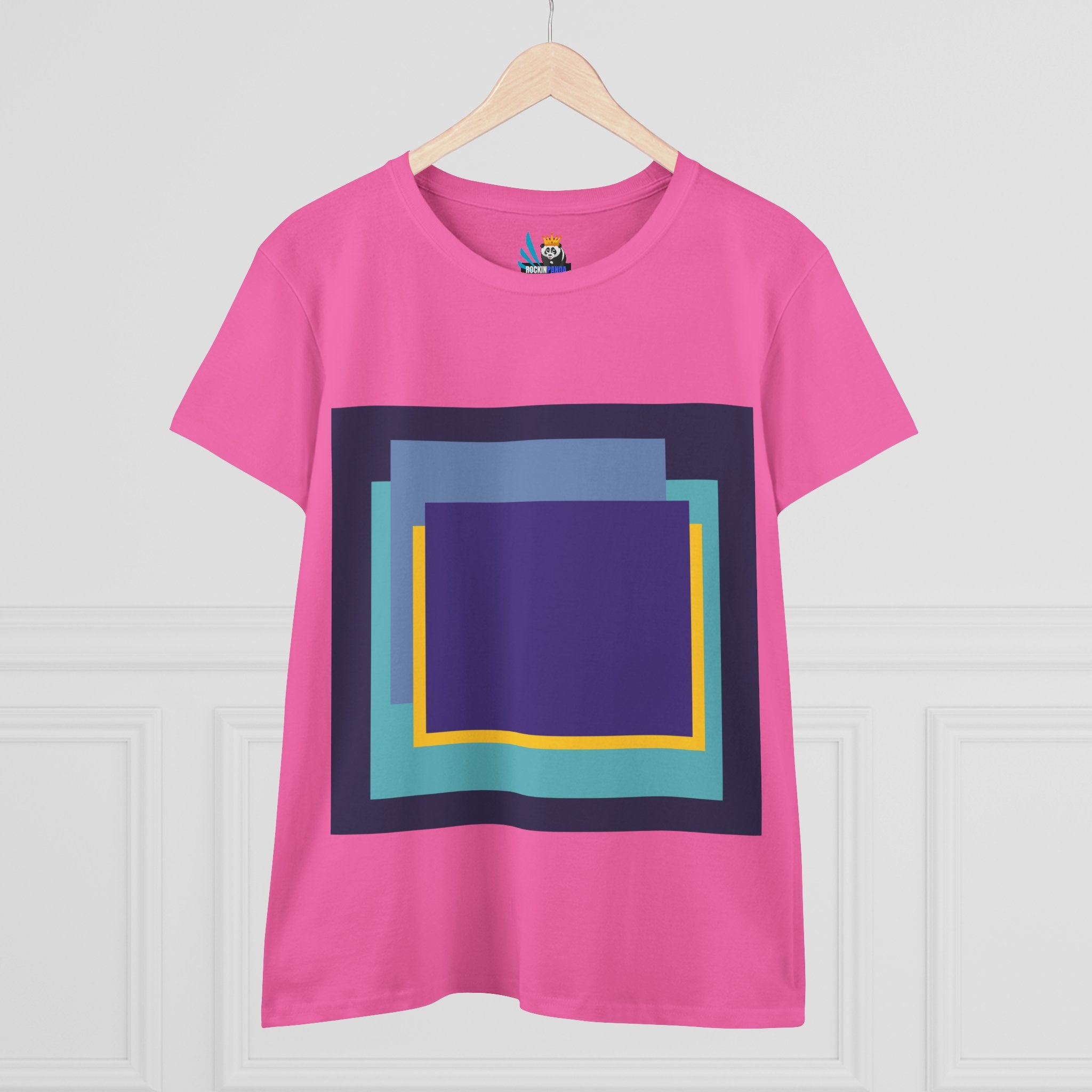 My Life in Purple Squares Cubed Contemporary Art Design Women&