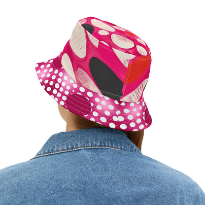 Give Me Strength in Abstract Polka Dot Vibrant Bucket Hat