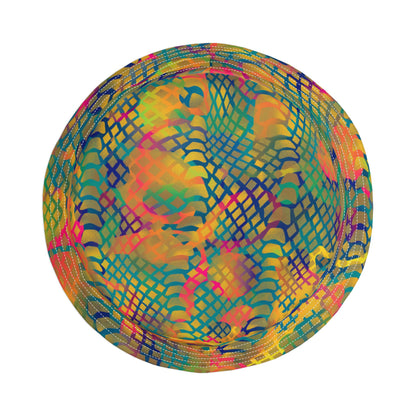 Snakeskin in Rainbow Tie-dye Vibrant Bucket Hat