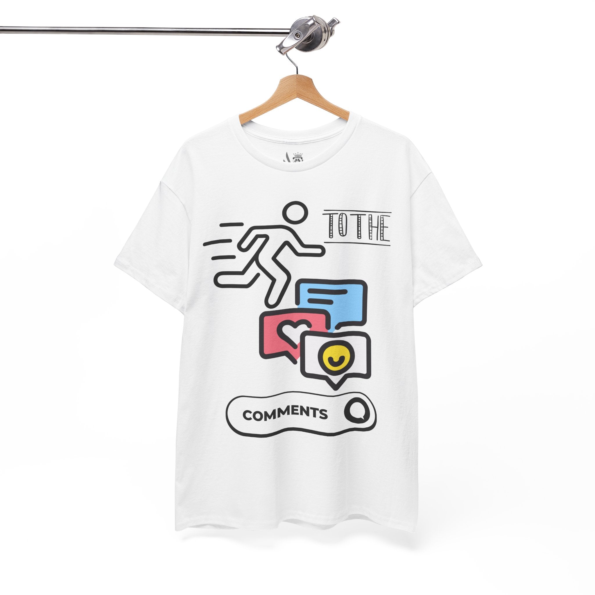 Straight to the Comments Heavyweight Unisex Tee